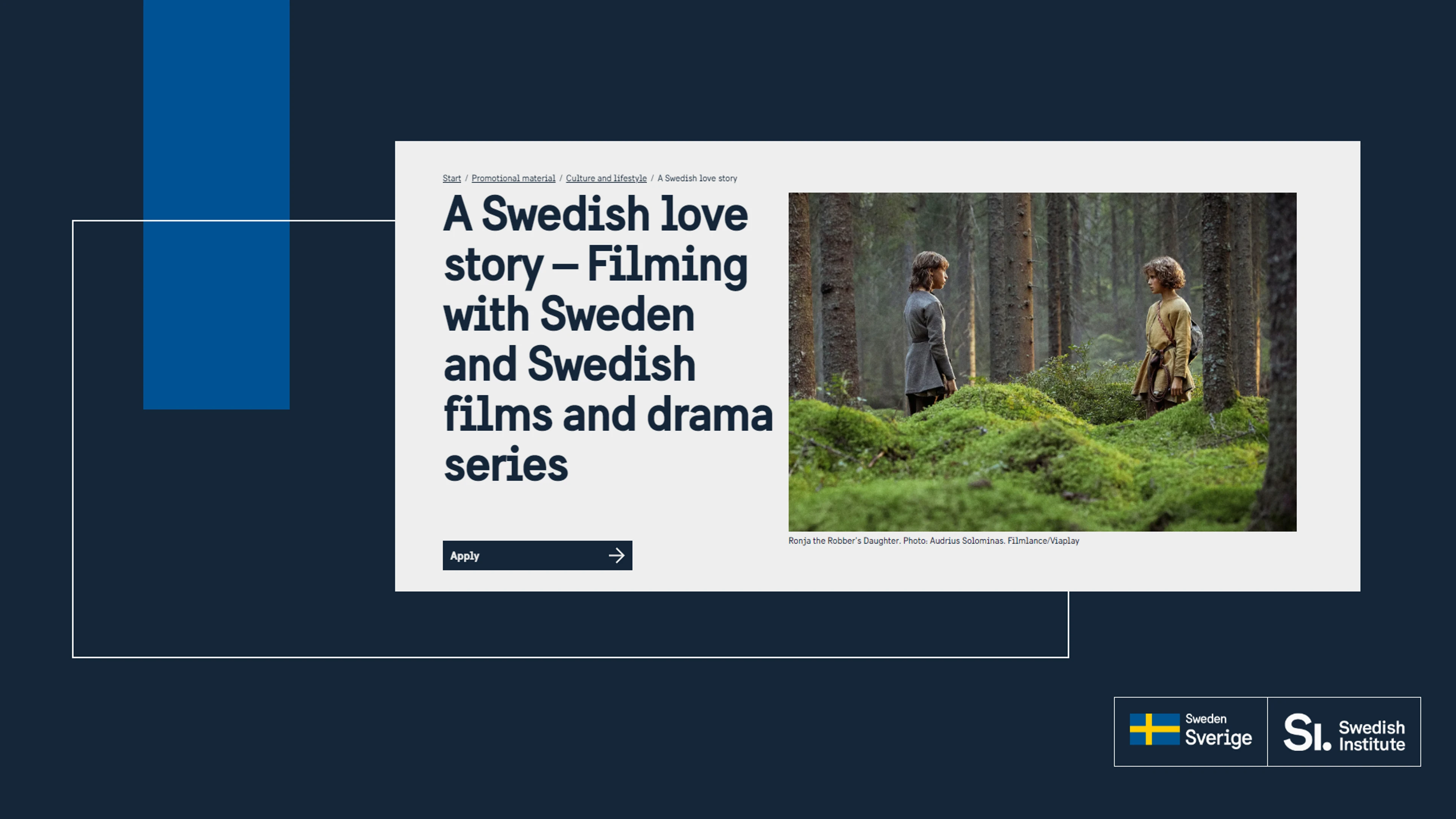 Exempel på designelement för sharingsweden.se