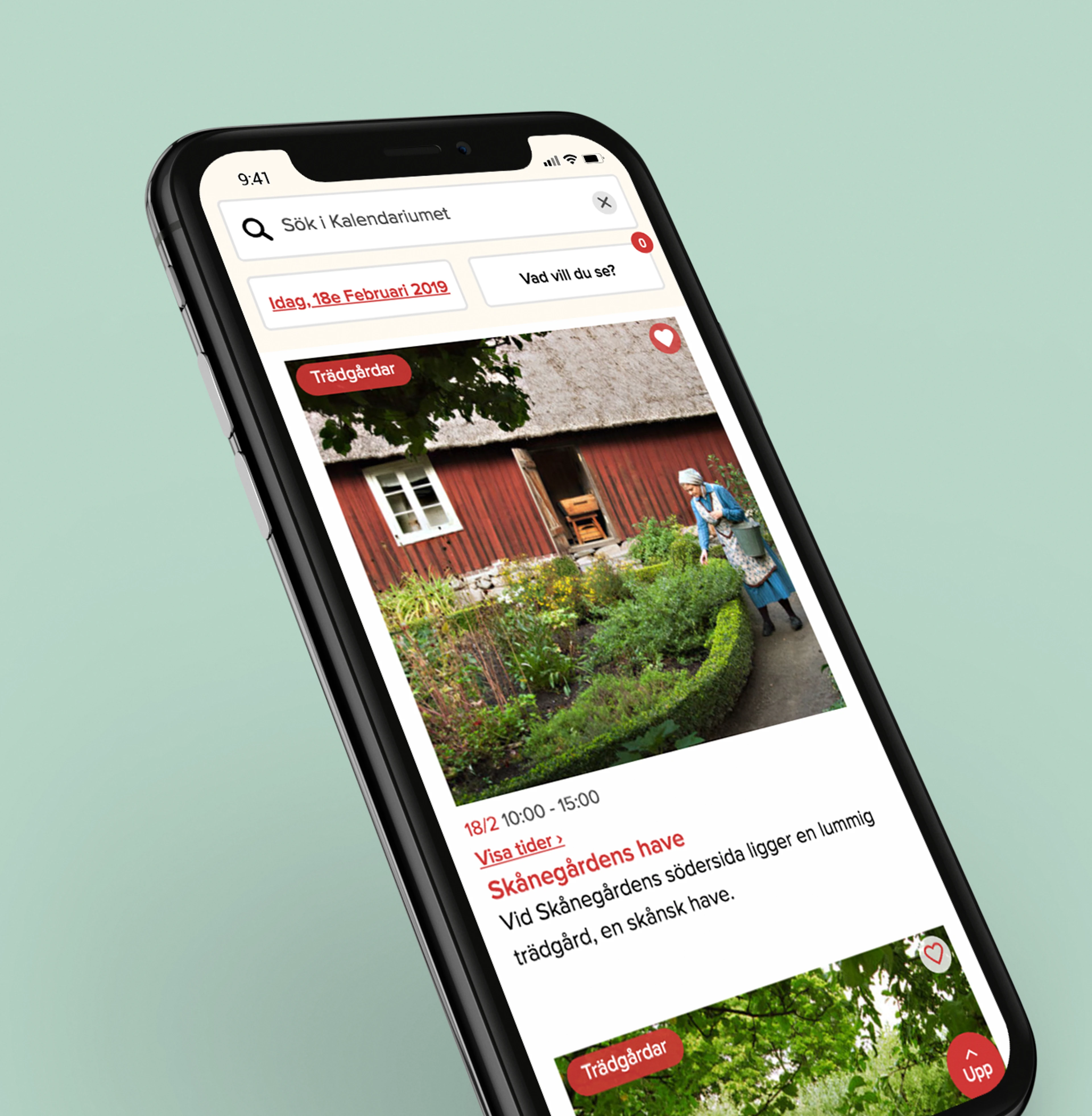 Mobilskiss på kalendarium
