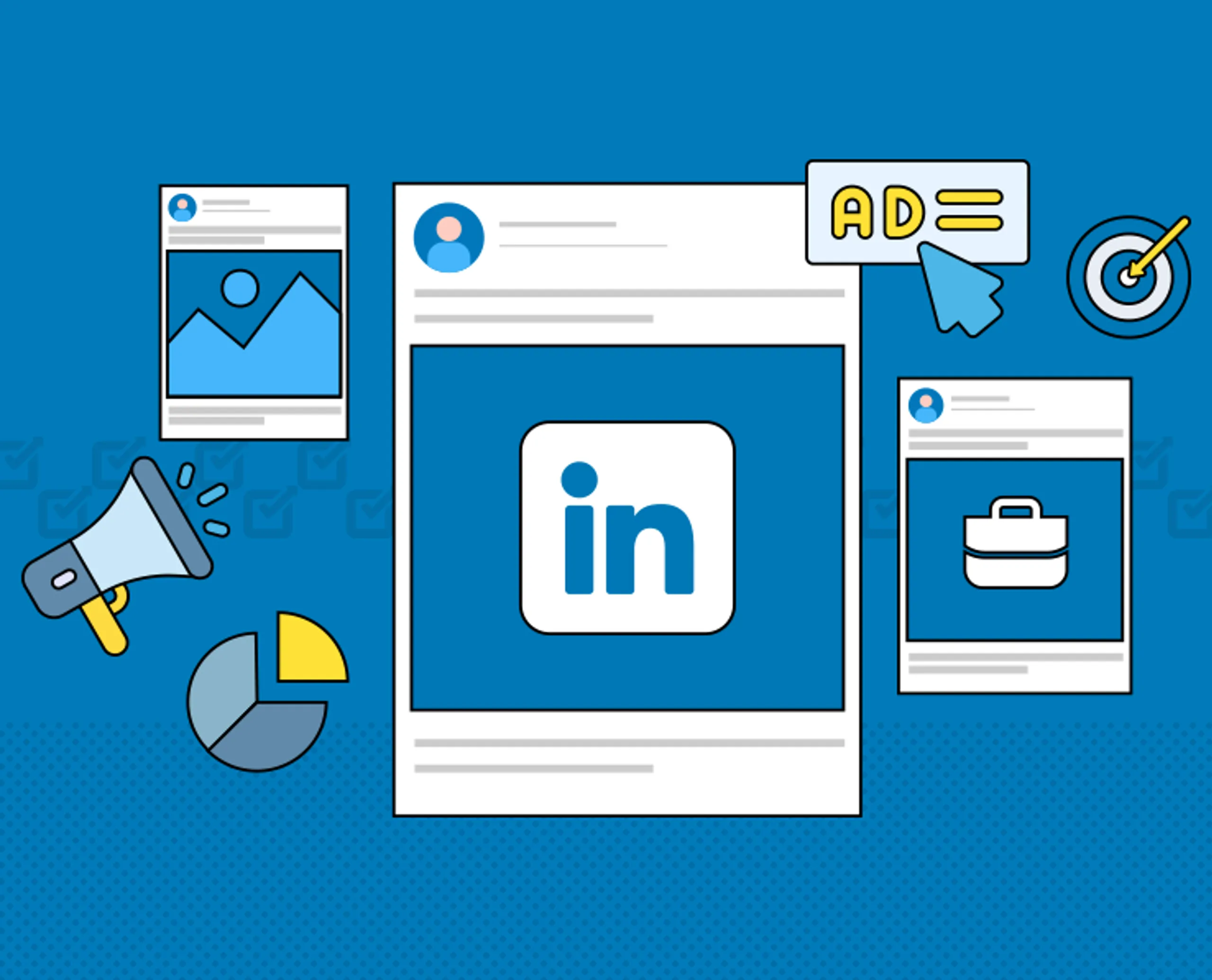 Illustrativ grafik om LinkedIn
