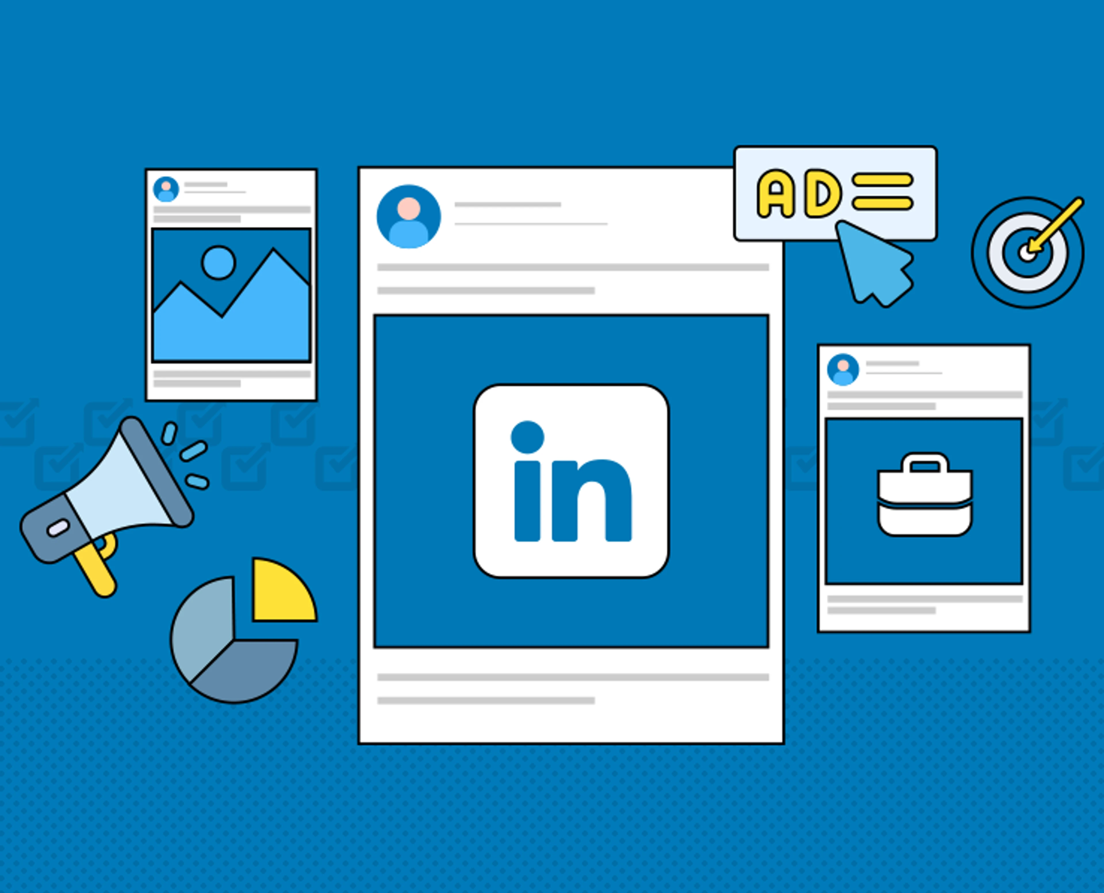 Illustrativ grafik om LinkedIn