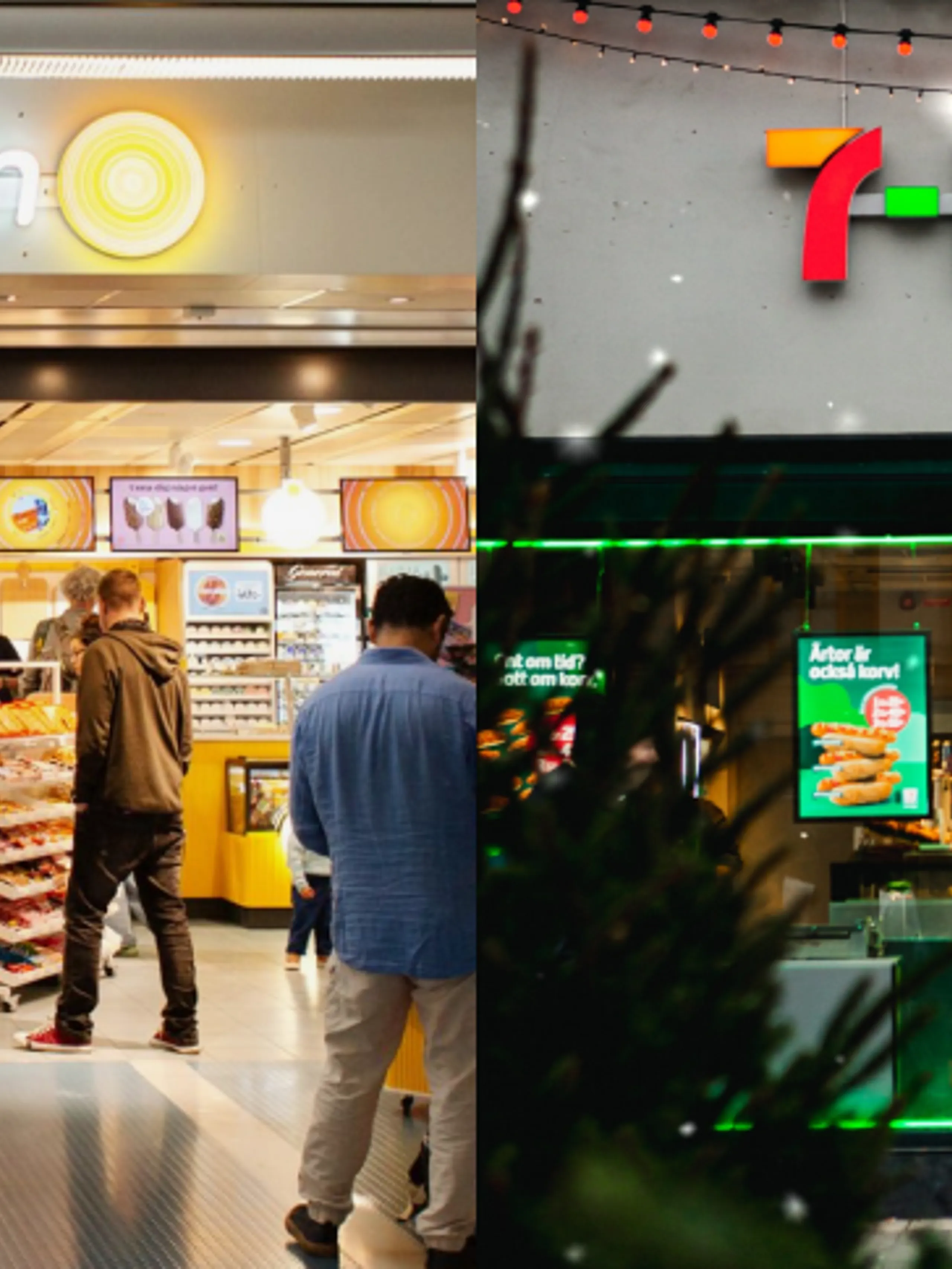 Bild på Pressbyrån och 7-Eleven-butiker